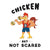 Chicken, But Not Scared Illustration