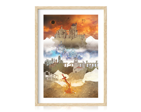 Dark Souls - Kindling the Flame - Art Print