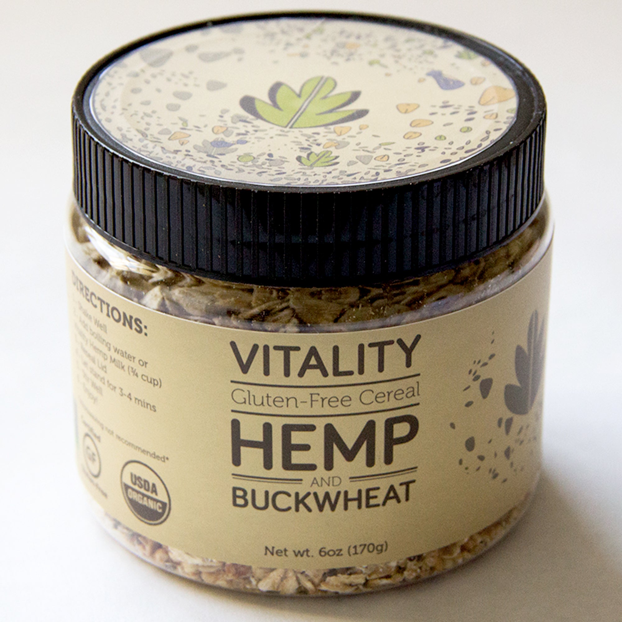 Vitality Cereal - Hemp and Buckwheat Front