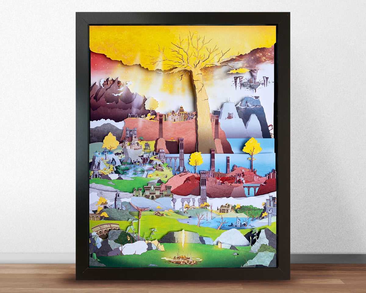 Elden Ring The Lands Between Shadowbox Art Subconscious Realms