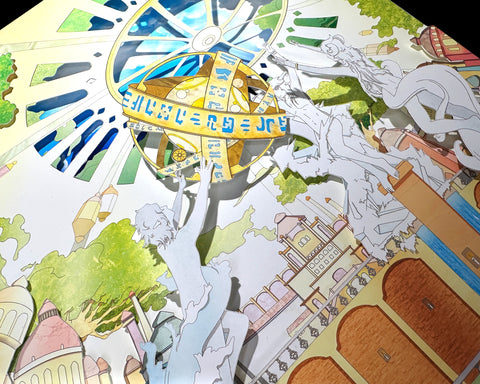 Aether - Garden of the Gods - Shadowbox Art