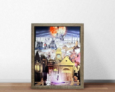 Bloodborne - The Hunter's Dream - Mini Shadowbox Art