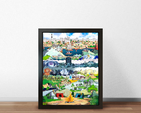 Baldur's Gate 3 - Mini Shadowbox Art
