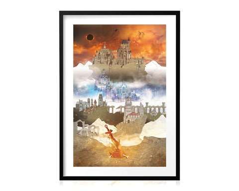 Dark Souls - Kindling the Flame - Art Print