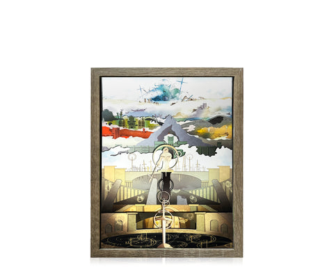 Kingdom of Boletaria - Mini Shadowbox Art