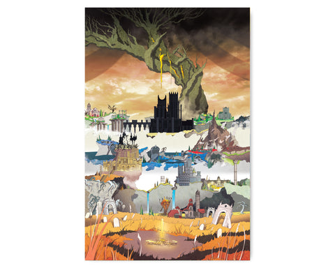 Elden Ring - The Lands Between and Realm of Shadow - Art Print Set