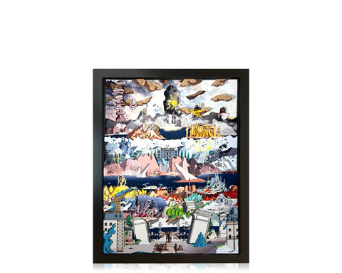 Expedition 33 - The Continent - Mini Shadowbox Art