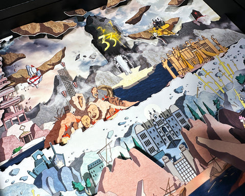 Expedition 33 - The Continent - Mini Shadowbox Art