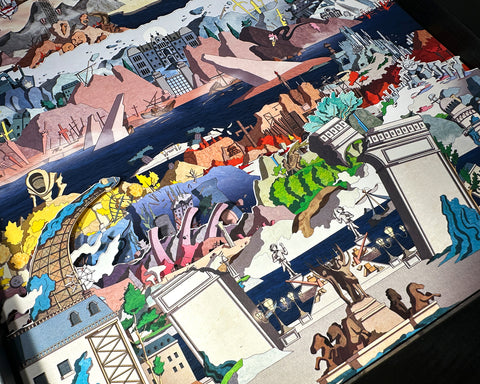 Expedition 33 - The Continent - Mini Shadowbox Art