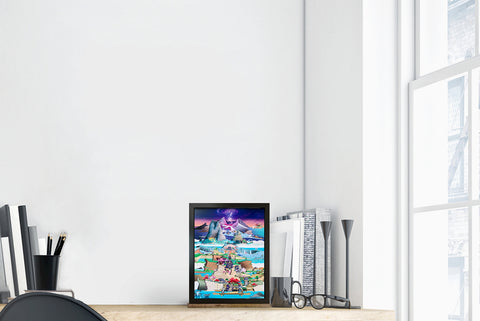 Genshin - Inazuma - Mini Shadowbox Art