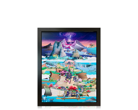 Genshin - Inazuma - Mini Shadowbox Art