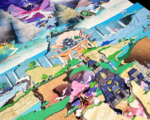Genshin - Inazuma - Mini Shadowbox Art