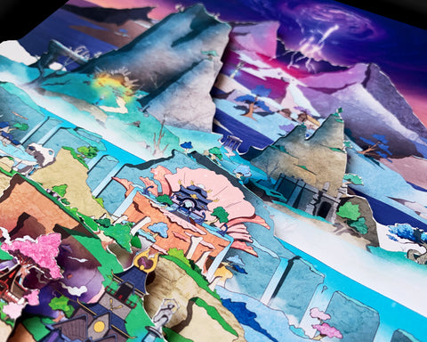 Genshin - Inazuma - Mini Shadowbox Art