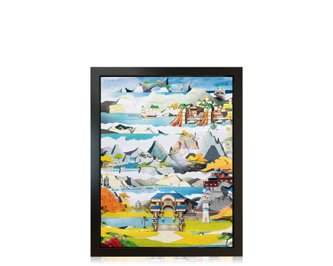 Genshin - Liyue - Mini Shadowbox Art