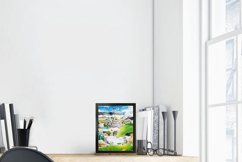 Genshin - Mondstadt - Mini Shadowbox Art