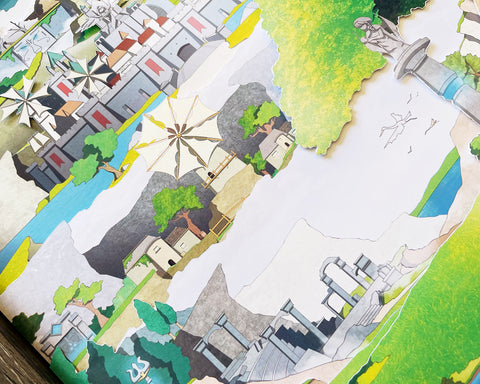 Genshin - Mondstadt - Mini Shadowbox Art