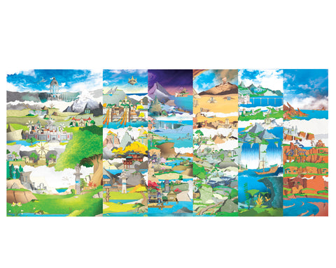 Genshin - Art Print Set