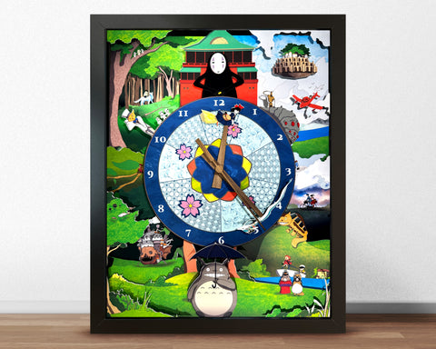 Ghibli - Shadowbox Art