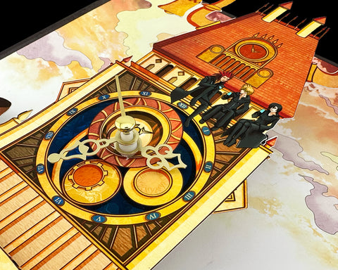 Kingdom Hearts - Twilight Town - Shadowbox Art