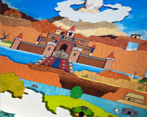 Links Awakening - Shadowbox Art