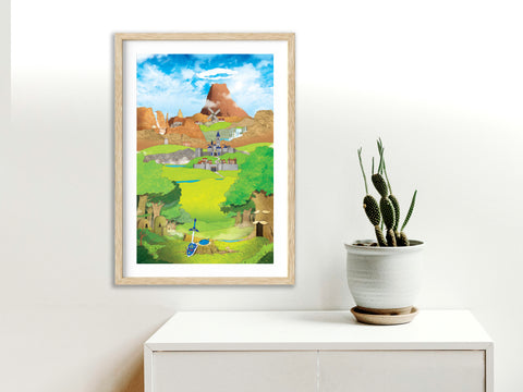 Ocarina of Time - Art Print