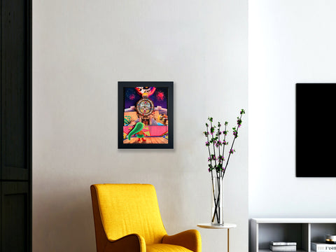 Majora's Mask - Clocktown - Shadowbox Art