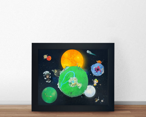Outer Wilds - Shadowbox Art