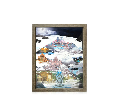 Ashina - Mini Shadowbox Art