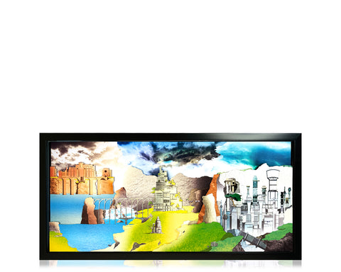 Shadow of the Colossus Triptych - Shadowbox Art