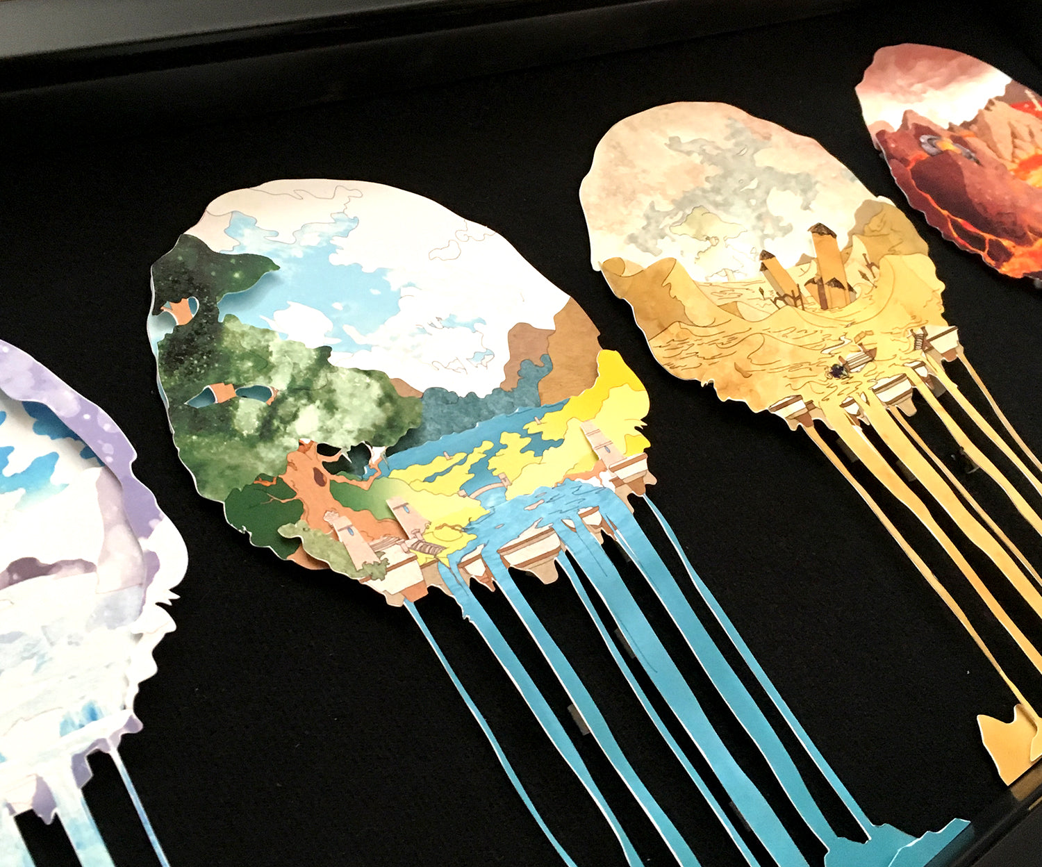 Elemental Rift Series - Shadowbox Art– Subconscious Realms