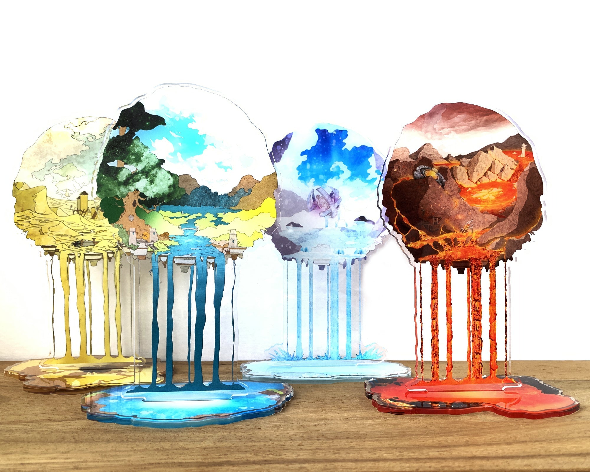 Elemental Rift Series - Acrylic Standee Set– Subconscious Realms