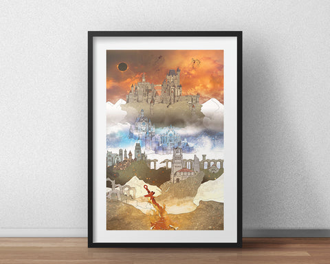 Dark Souls - Kindling the Flame - Art Print