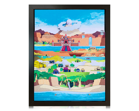 Links Awakening - Shadowbox Art