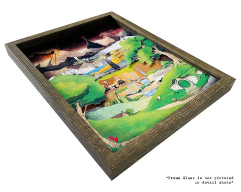 Lord of the Rings - Middle Earth - Shadowbox Art