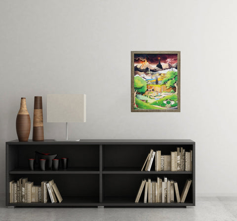 Lord of the Rings - Middle Earth - Shadowbox Art