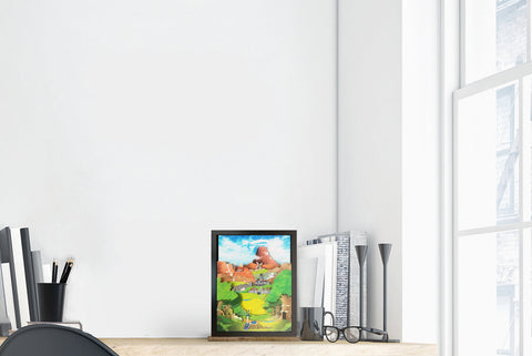 Ocarina of Time - Mini Shadowbox Art