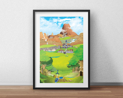 Ocarina of Time - Art Print