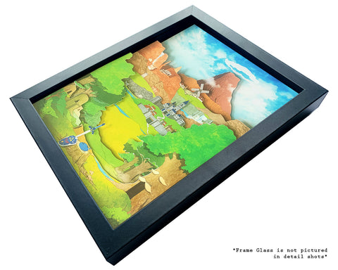 Ocarina of Time - Shadowbox Art