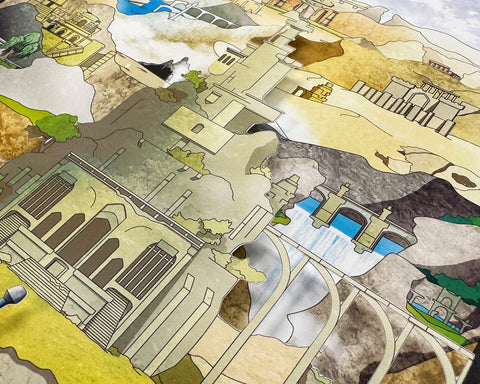 Shadow of the Colossus - Forbidden Lands - Shadowbox Art