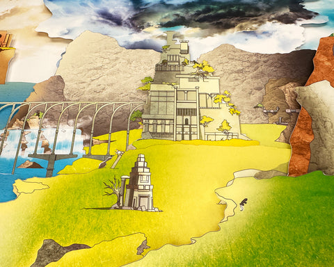 Shadow of the Colossus Triptych - Shadowbox Art
